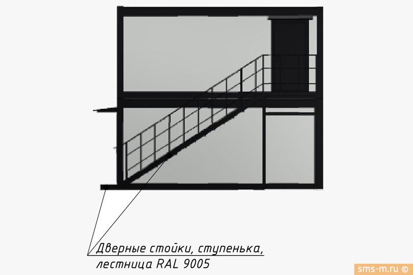 Фото Вид справа с лестницей